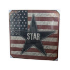 Print, Star On Flag Artwork Stretched Wood Frame