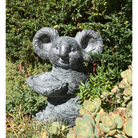 Statue - Koala Holding a Tray in the garden