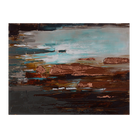 Painting Rock Pools Print Artwork Stretched Wood Frame