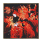 Painting Lava Bouquet 2 Framed Print Artwork Stretched Wood Frame