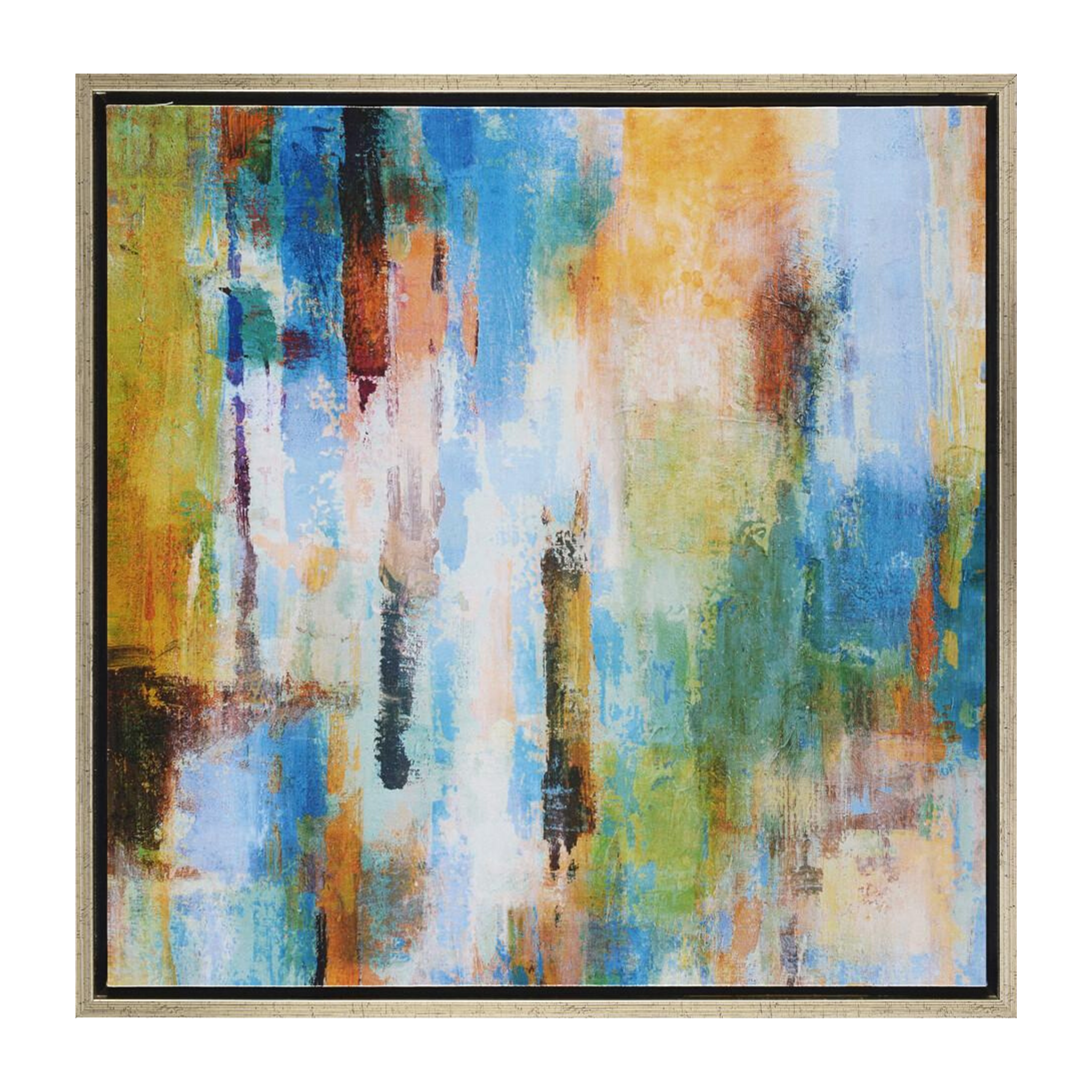 Painting Imagine 1 Framed Print Artwork Stretched Wood Frame