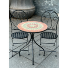 Patio Setting - Mosaic Capri, Metal 3 Piece Outdoor Setting in the grden