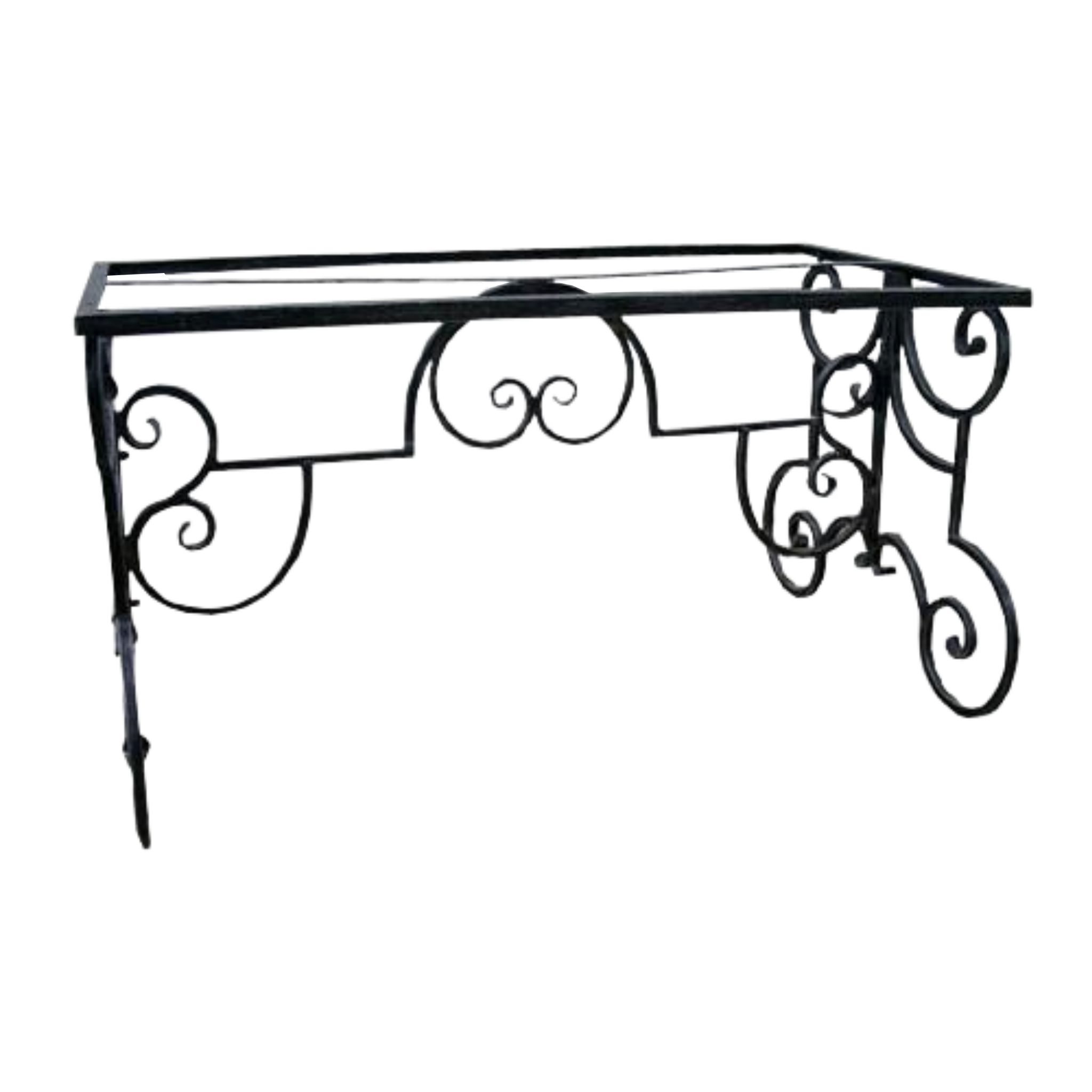 Dining Table base, made from wrought iron, heavy duty