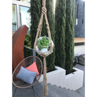 macrame jute hanging pot plant hanger 