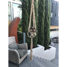 macrame jute hanging pot plant hanger 