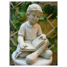 Statue - Girl Reading in the garden