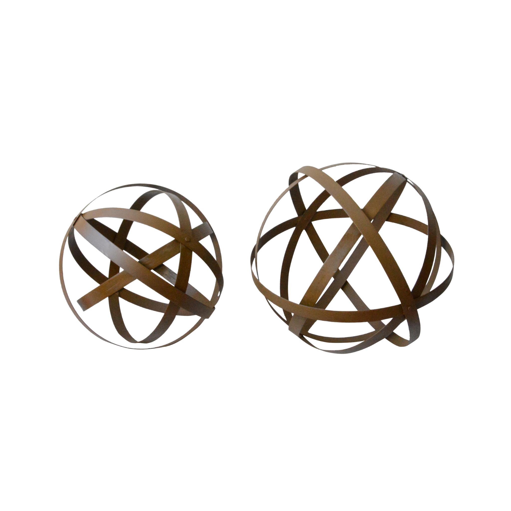 Set 2 Metal Ball / Sphere